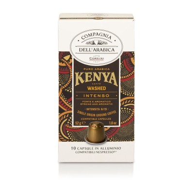 KENYA Неспресо Корсини (кутия 10 бр х 5,2 гр )