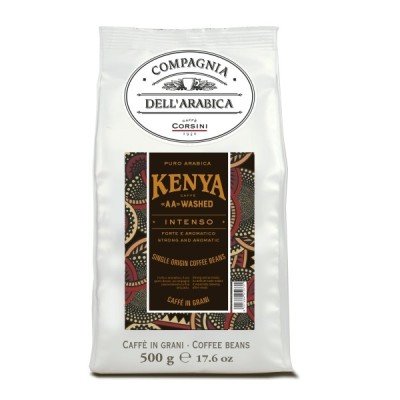 Кафе на зърна KENIA AA WASHED 500 гр